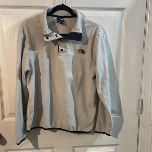 The North Face Men's Beige Fleece Jacket - Picture 1 of 7
